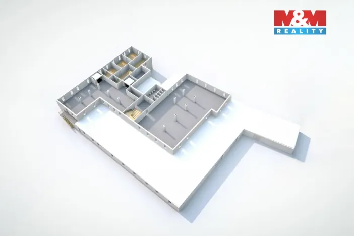 Prodej výrobních prostor, Jílové, Teplická, 3160 m2