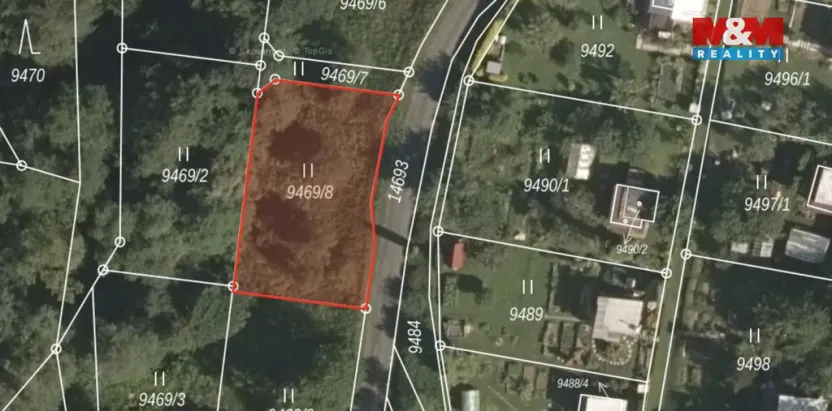 Prodej zahrady, Vsetín, 451 m2