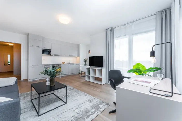 Pronájem bytu 2+kk, Plzeň - Skvrňany, Františka Kováříka, 61 m2