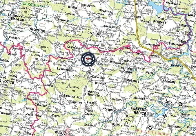 Prodej louky, Křešín, 3606 m2