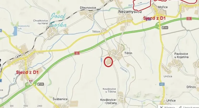 Pronájem skladu, Tištín, 2000 m2