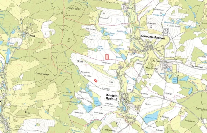 Prodej pole, Okrouhlá Radouň, 15352 m2