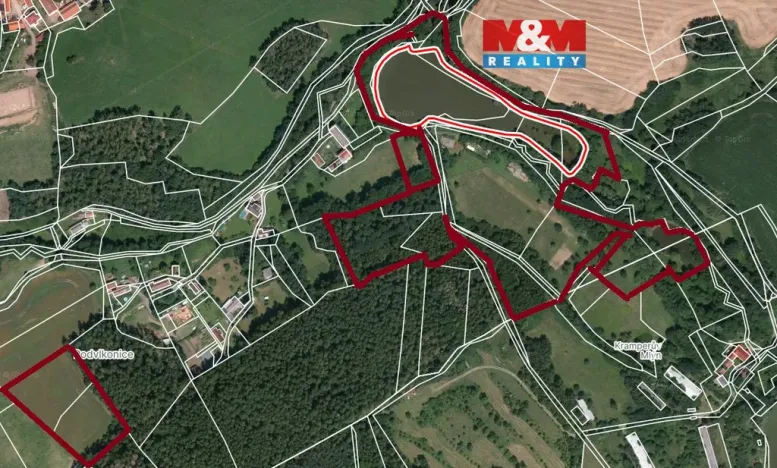 Prodej pozemku pro bydlení, Křečovice - Vlkonice, 68525 m2