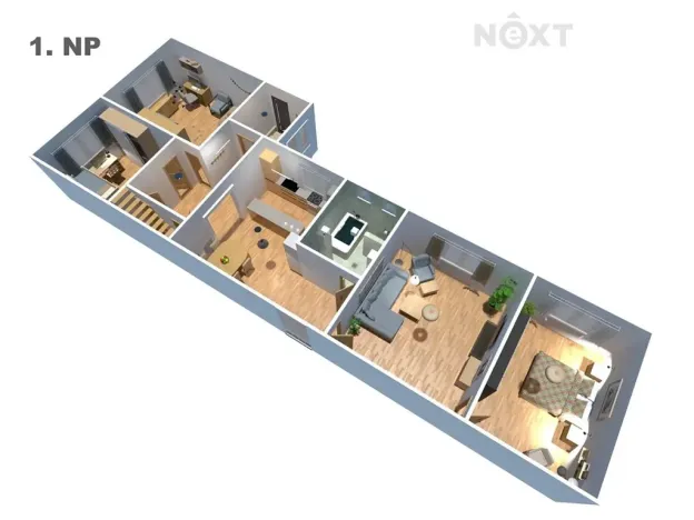 Prodej rodinného domu, Kryry, Nová, 155 m2