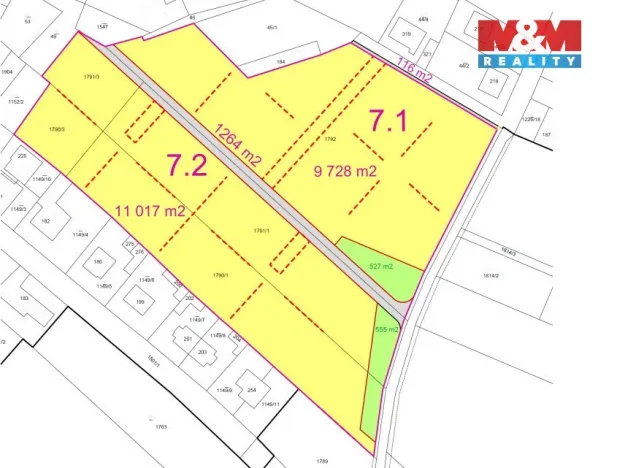 Prodej pozemku pro bydlení, Libomyšl, 11177 m2