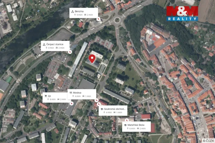 Pronájem bytu 2+1, Žatec, Ostrov, 61 m2