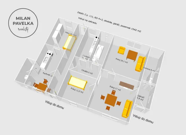 Prodej rodinného domu, Deblín, 115 m2