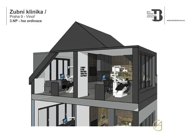 Pronájem ordinace, Praha - Vinoř, Mladoboleslavská, 92 m2