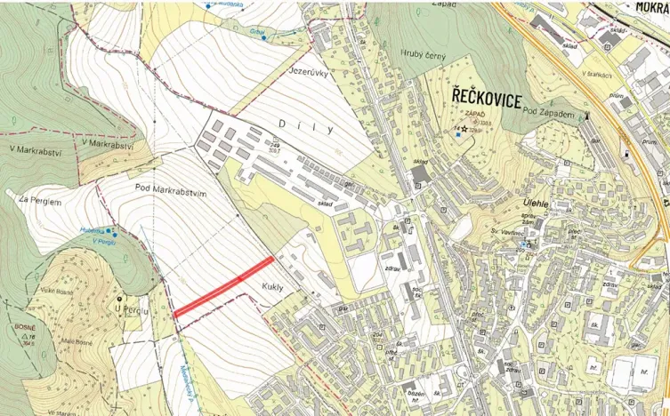 Prodej pole, Brno, 2635 m2