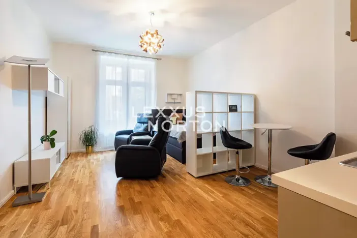 Pronájem bytu 1+kk, Praha - Žižkov, Ondříčkova, 31 m2