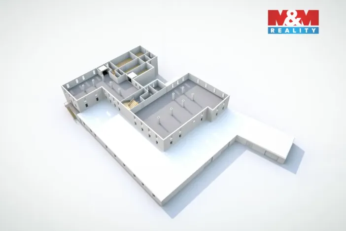 Prodej skladu, Jílové, Teplická, 3160 m2