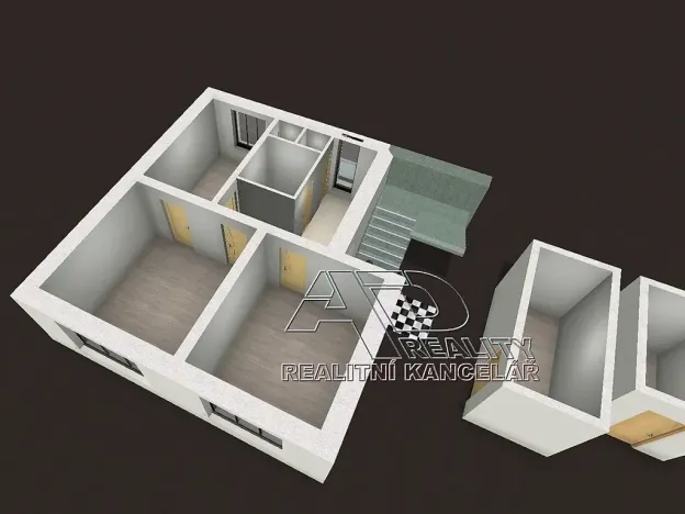 Prodej bytu 2+1, Bechyně, Na Libuši, 56 m2