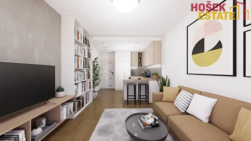 Dražba bytu 2+kk, Brno, Netušilova, 41 m2