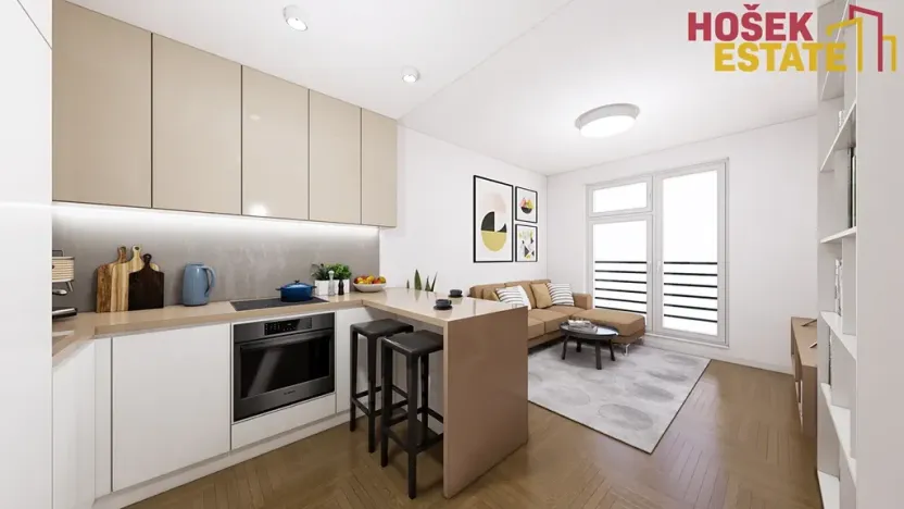 Prodej bytu 2+kk, Brno, Netušilova, 48 m2