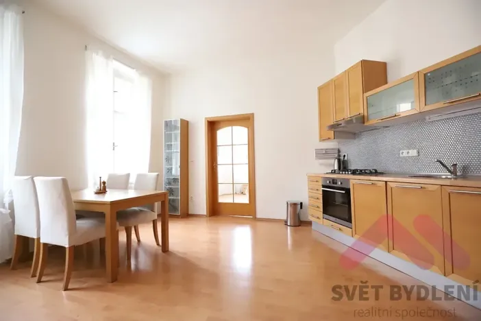 Pronájem bytu 2+kk, Praha - Nové Město, Koubkova, 52 m2