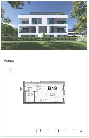 Prodej bytu 1+kk, Olomouc, Leopolda Pospíšila, 34 m2
