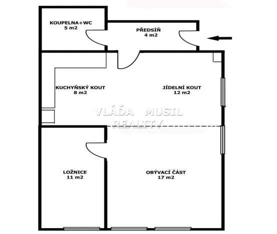 Pronájem bytu 2+kk, Kácov, 57 m2