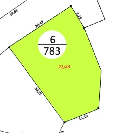 Prodej pozemku pro bydlení, Kamenice, 783 m2