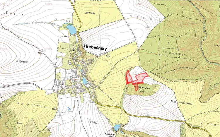 Prodej pole, Hřebečníky, 20560 m2