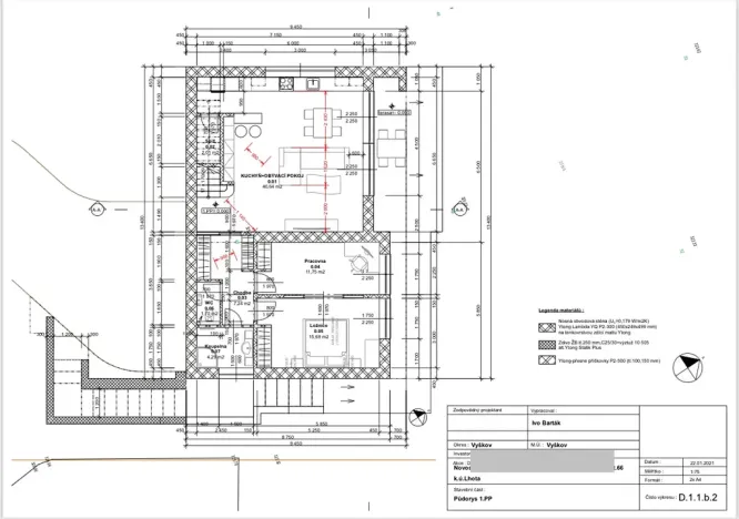 Prodej pozemku pro bydlení, Vyškov, 1050 m2