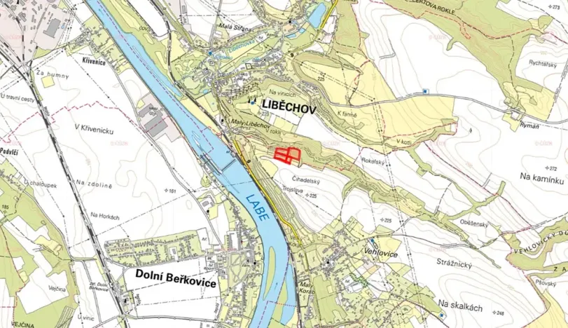 Prodej louky, Mělník, 12578 m2