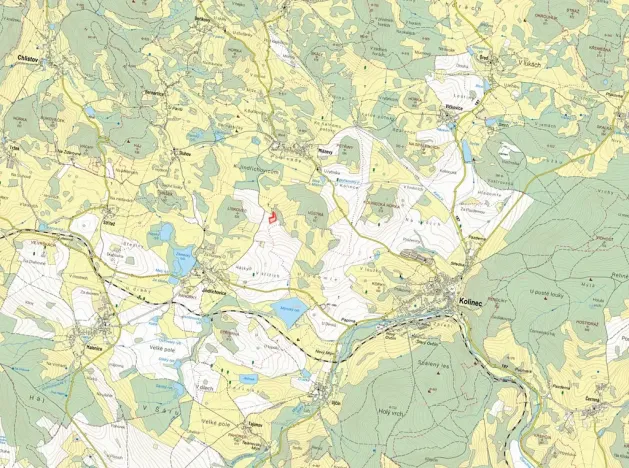 Prodej pole, Kolinec, 5076 m2