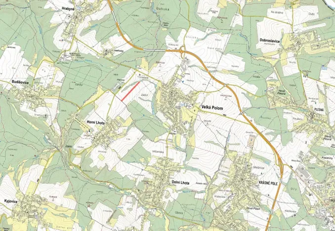 Prodej pole, Velká Polom, 11780 m2