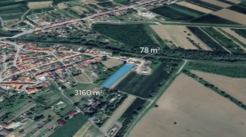 Prodej podílu pole, Pohořelice, 323 m2