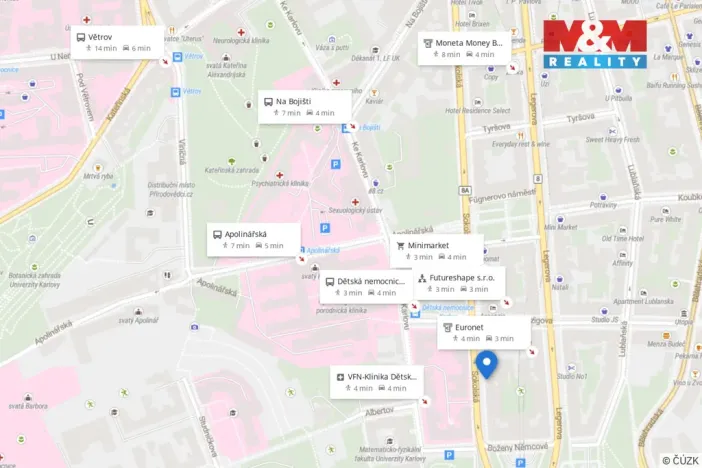 Pronájem skladu, Praha - Nové Město, Sokolská, 4 m2