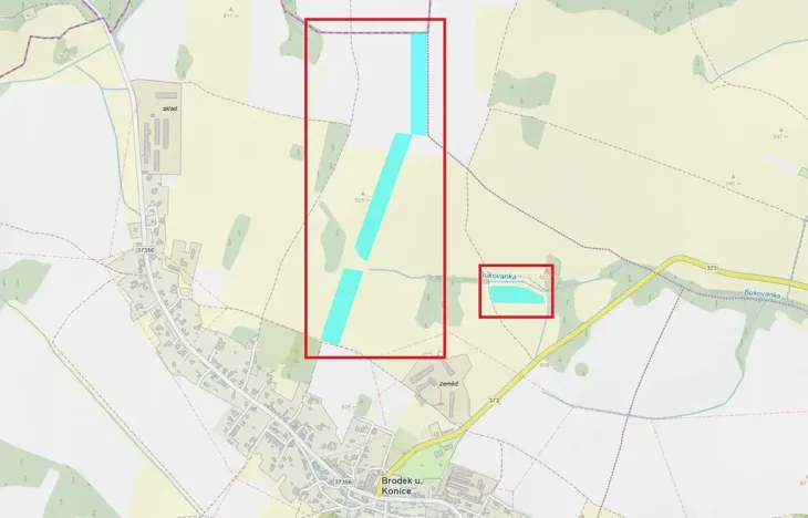 Prodej pole, Brodek u Konice, 73209 m2