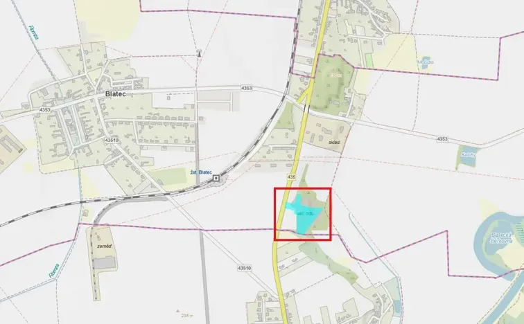 Prodej louky, Blatec, 12666 m2