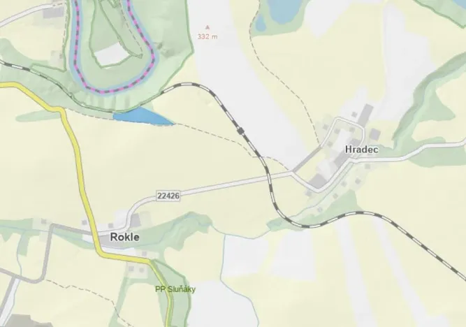 Prodej komerčního pozemku, Rokle - Hradec, 55145 m2