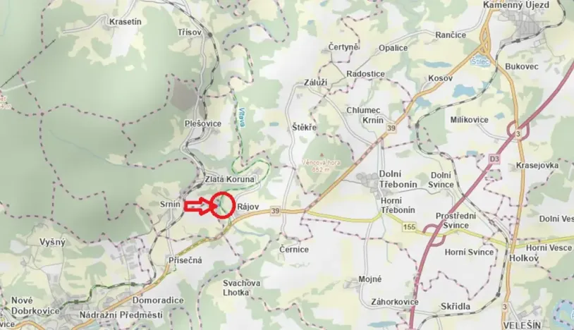 Prodej lesa, Zlatá Koruna, 2337 m2