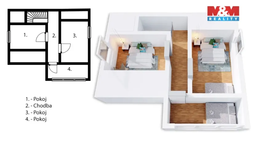 Prodej chaty, Zbraslavice, 67 m2