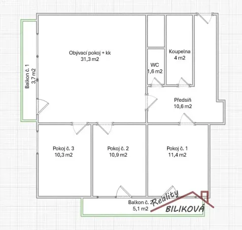 Prodej bytu 4+kk, Brandýs nad Labem-Stará Boleslav, Kralupská, 80 m2