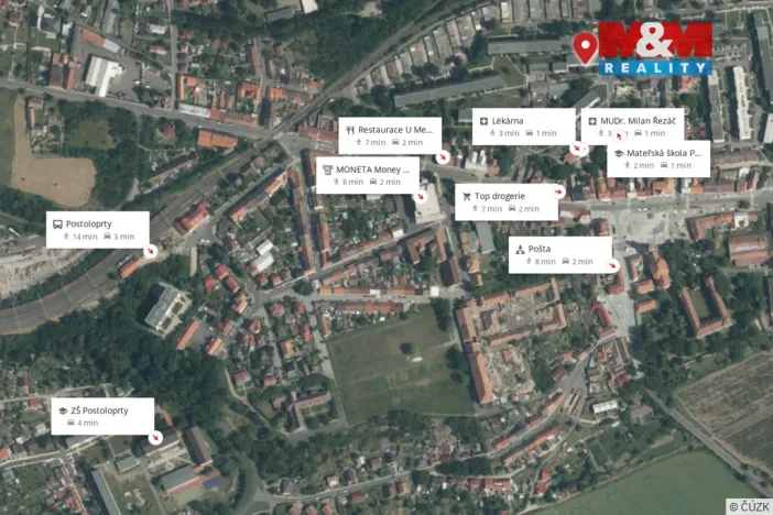 Prodej bytu 1+kk, Postoloprty, Jiráskovo náměstí, 19 m2