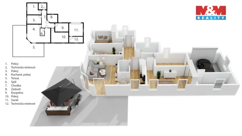 Prodej rodinného domu, Horní Podluží - Světlík, 180 m2