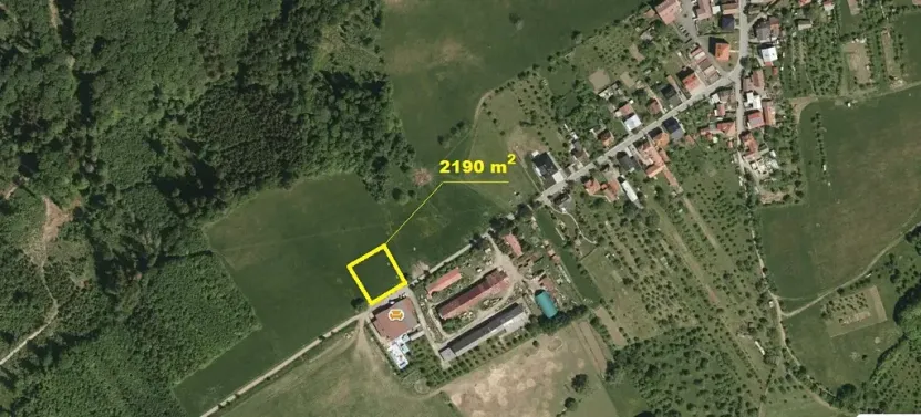 Prodej komerčního pozemku, Petrůvka, 2190 m2