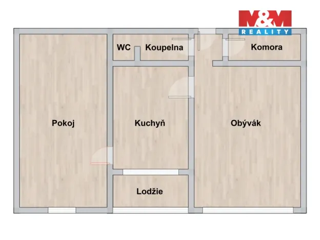 Prodej bytu 2+1, Ostrava - Moravská Ostrava, Nádražní, 52 m2