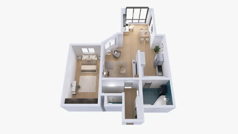 Pronájem bytu 2+kk, Zábřeh, Na Výsluní, 60 m2