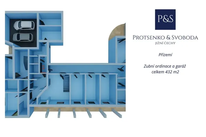 Prodej vily, Bechyně, Čechova, 660 m2