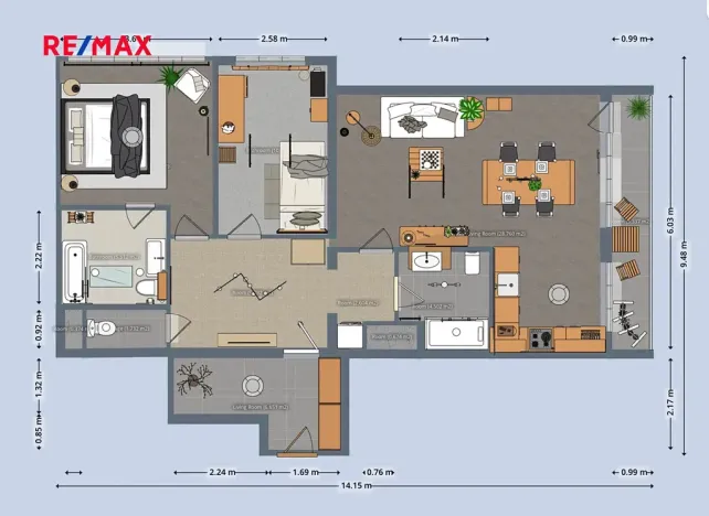 Prodej bytu 3+kk, Praha - Stodůlky, Bronzová, 78 m2