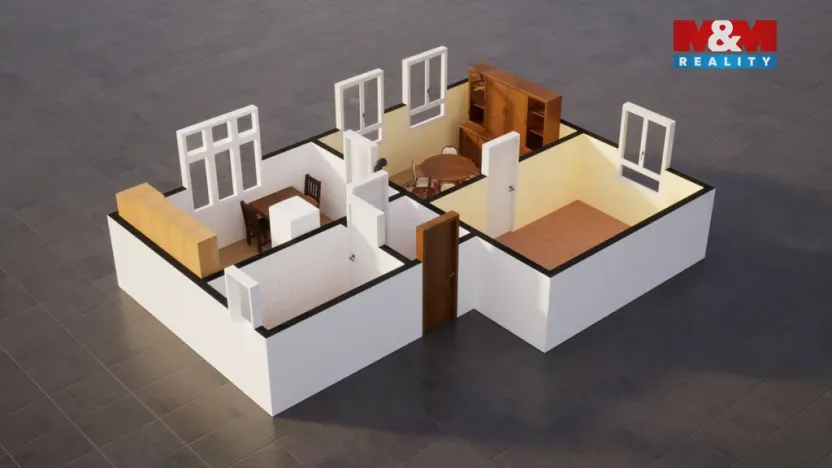 Prodej bytu 2+1, Česká Lípa, Dubická, 51 m2