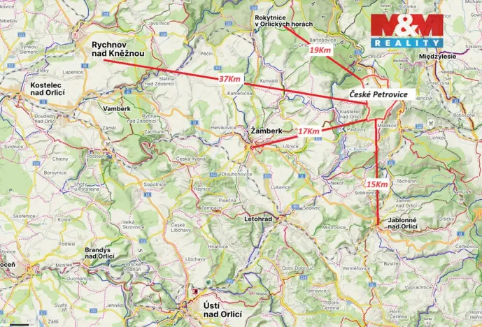 Prodej pozemku pro bydlení, České Petrovice, 3216 m2