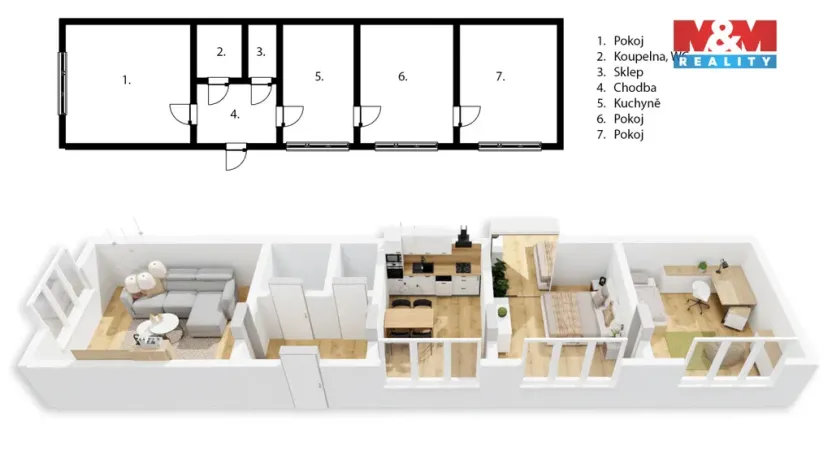 Prodej rodinného domu, Chornice, Jevíčská, 120 m2