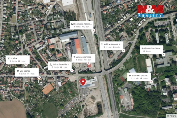 Pronájem skladu, Pardubice - Rosice, generála Svobody, 120 m2