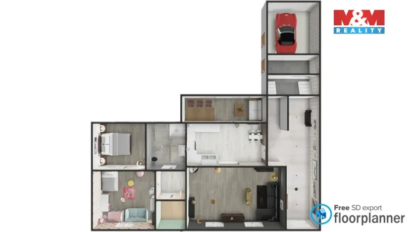 Prodej rodinného domu, Okříšky, Nádražní, 96 m2