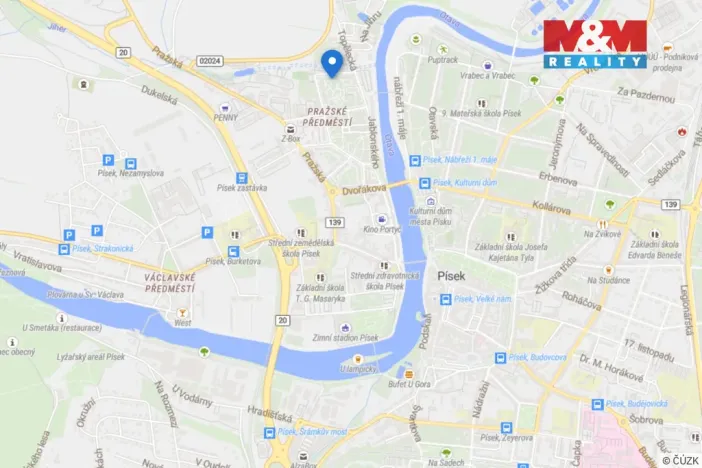 Prodej bytu 3+1, Písek - Pražské Předměstí, Na Pěníku, 67 m2