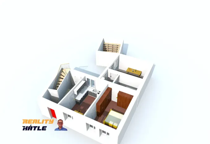 Prodej rodinného domu, Hořice, Sladkovského, 63 m2