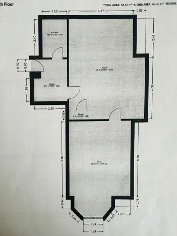 Pronájem bytu 2+kk, Jablonec nad Nisou, Lidická, 64 m2
